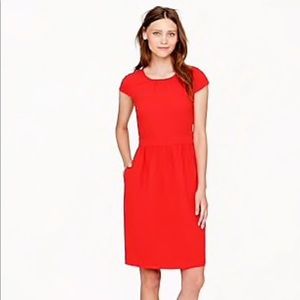 J. Crew Career Red Dress